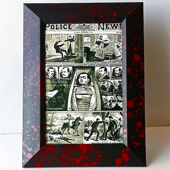 Jack the ripper Gothic horror oddity Frame Photo Print Crime UK Serial Killer - Picture 4 of 8